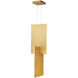 Amari 8 Light 11 inch Aged Brass Mini Pendant Ceiling Light