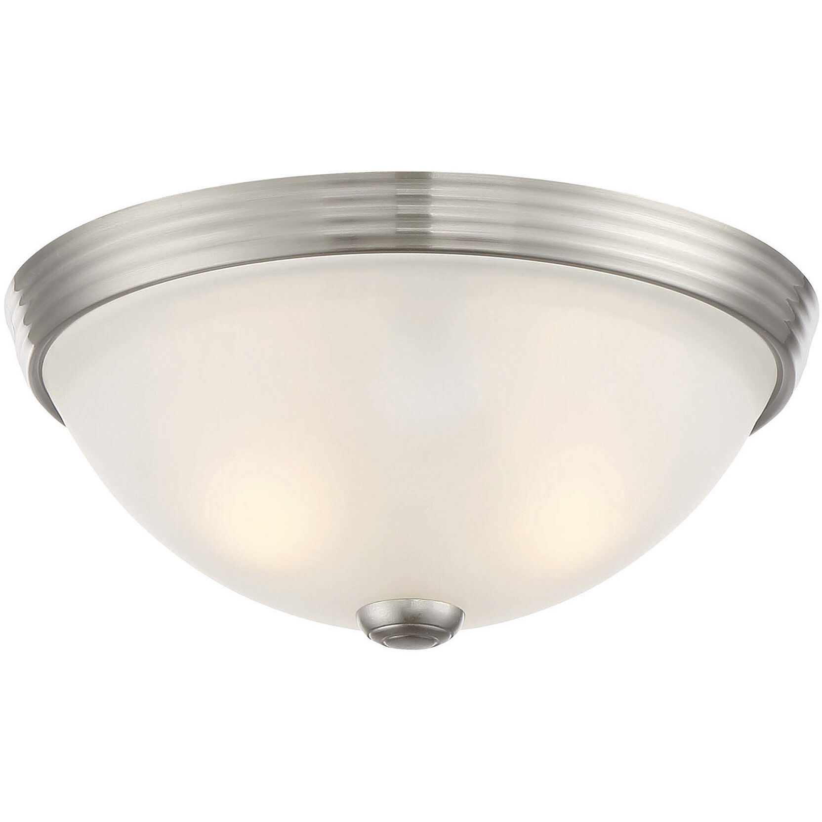 Stella 2 Light 11 inch Satin Nickel Flush Mount Ceiling Light, Essentials