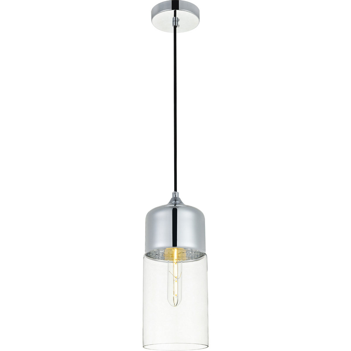 Ashwell 1 Light 5 inch Chrome Pendant Ceiling Light