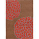Artist Studio 156 X 108 inch Burnt Orange, Dark Brown, Denim Rug