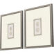 Portrait Intaglio Beige and Neutral Framed Art