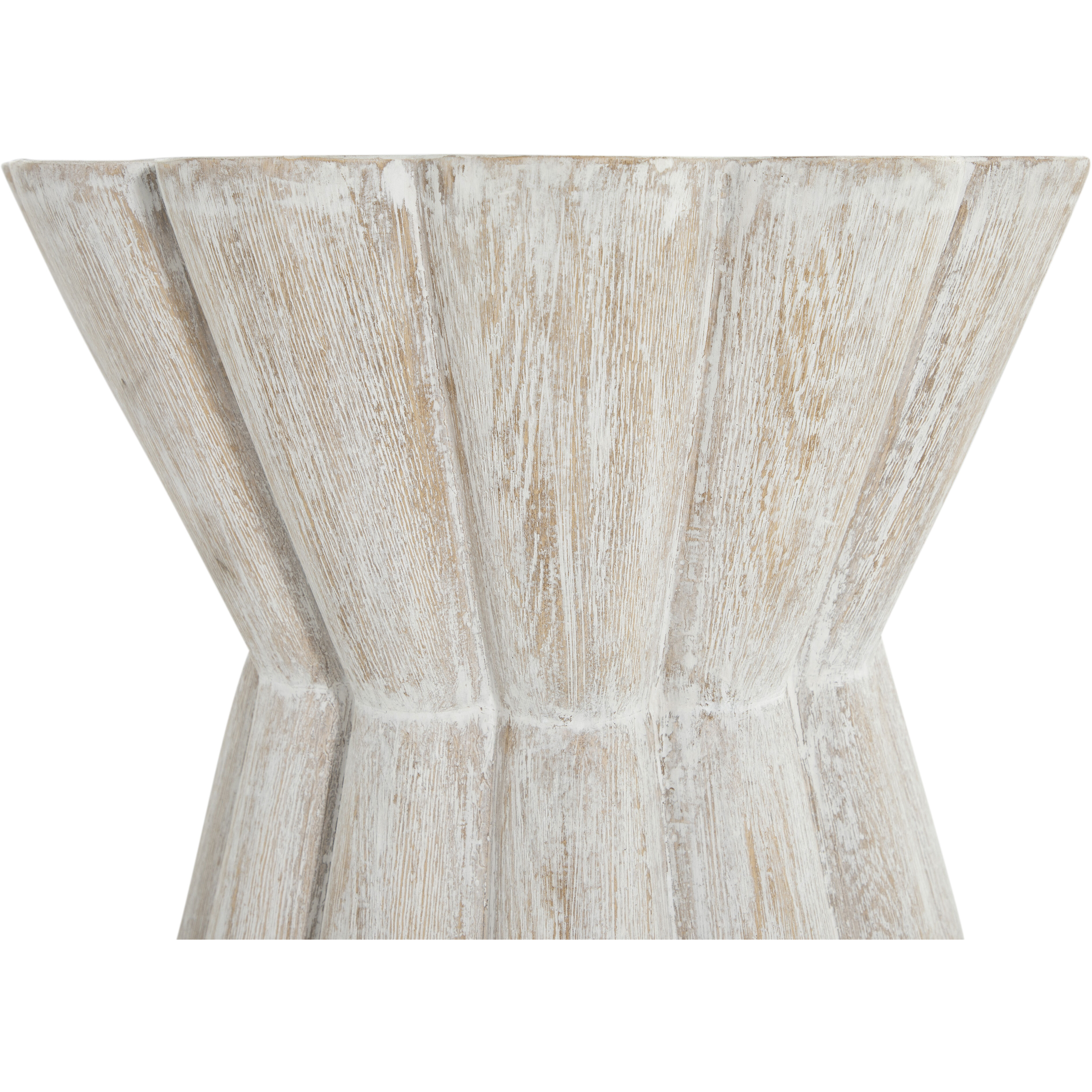 Annie Side Table in Light Washed Wood