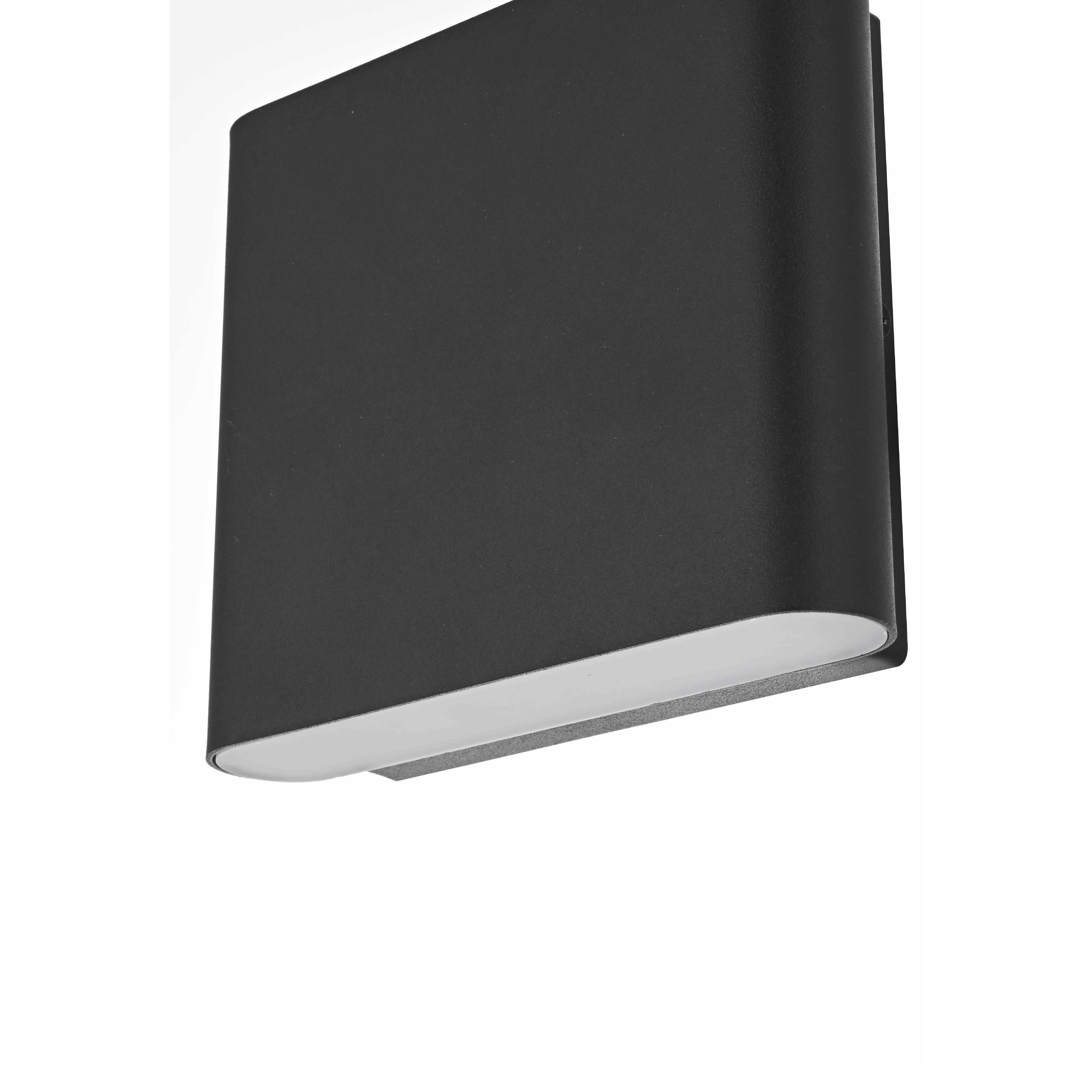 Clyde 2 Light 5 inch Black Outdoor Wall Sconce