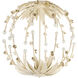 Lowcountry 20 Light Heirlom White and Vanilla Sand Chandelier Ceiling Light