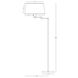 Real Simple 55.5 inch 150.00 watt Stardust White Powder Coat Floor Lamp Portable Light