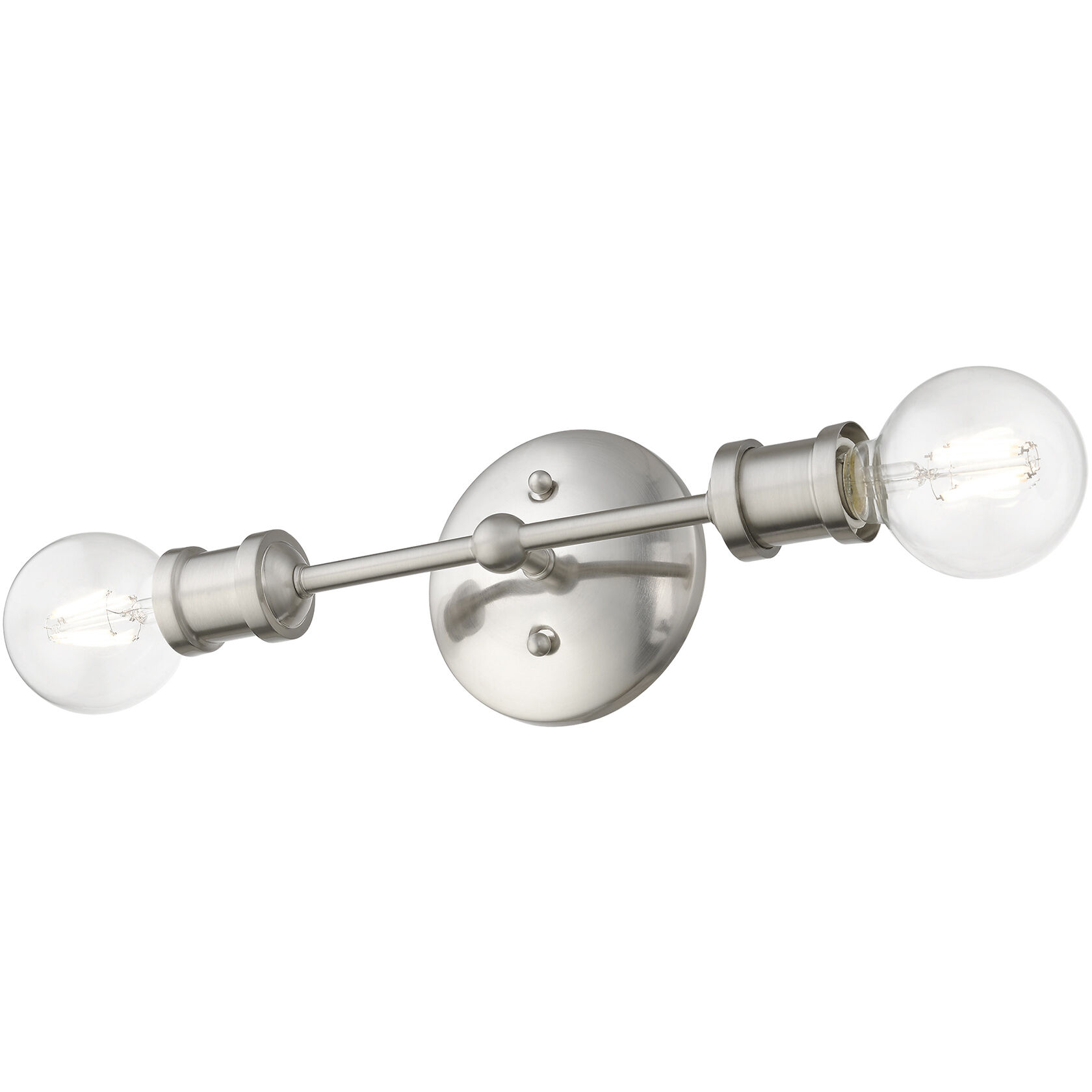 Lansdale 2 Light 5 inch Brushed Nickel Vanity Sconce Wall Light