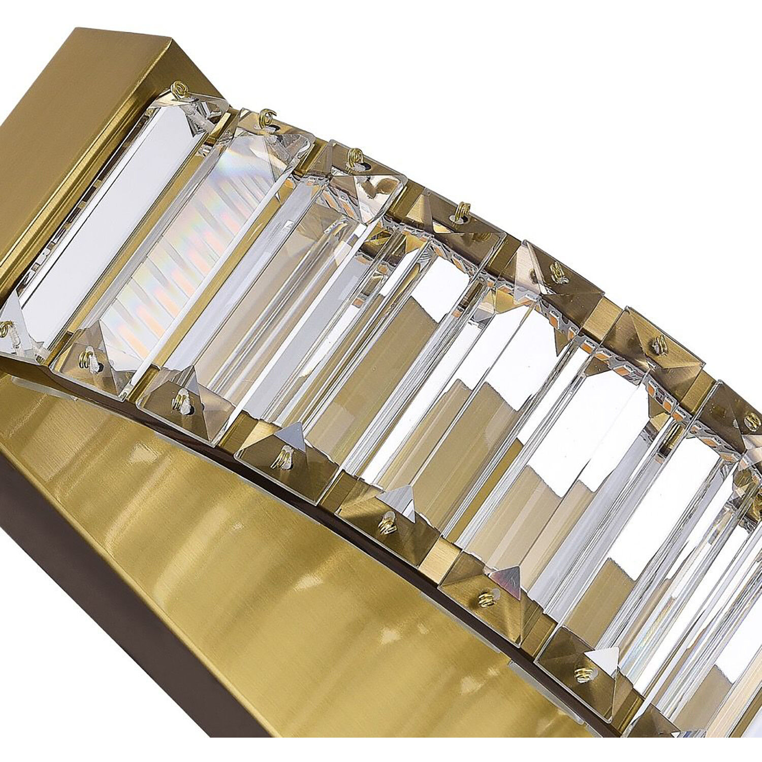 Stella Wall Sconce Wall Light in Black and Brass