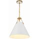 Xavier Pendant Ceiling Light in Vibrant Gold