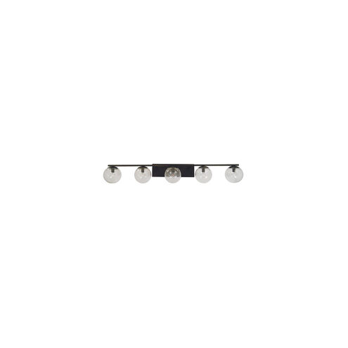 Jupiter 5 Light 48 inch Mahogany Bronze Bath Sconce Wall Light