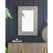 Anita 35.8 X 24 inch Black and White Wall Mirror, Rectangular