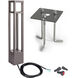 Tower 277 13.2 watt Bronze Bollard Light in 2700K Warm LED, WAC Landscape