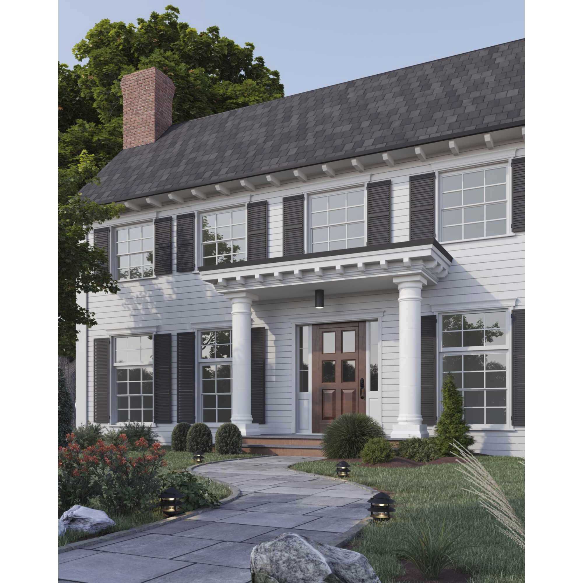 Cylinder 1 Light 6 inch Black Outdoor Ceiling Mount Cylinder in Standard Lamping