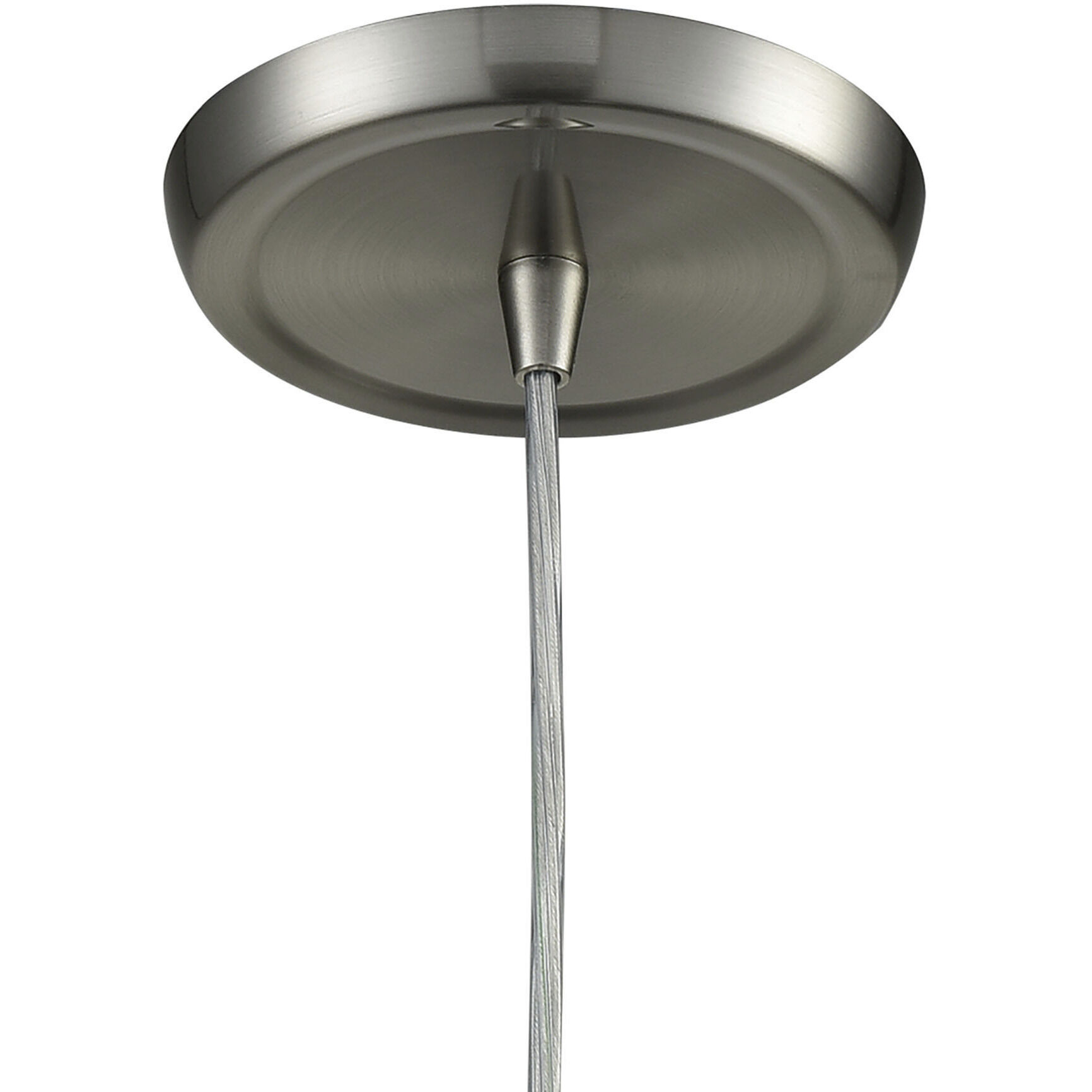 Belmont 1 Light 10 inch Clear with Satin Nickel Mini Pendant Ceiling Light