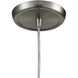 Belmont 1 Light 10 inch Clear with Satin Nickel Mini Pendant Ceiling Light