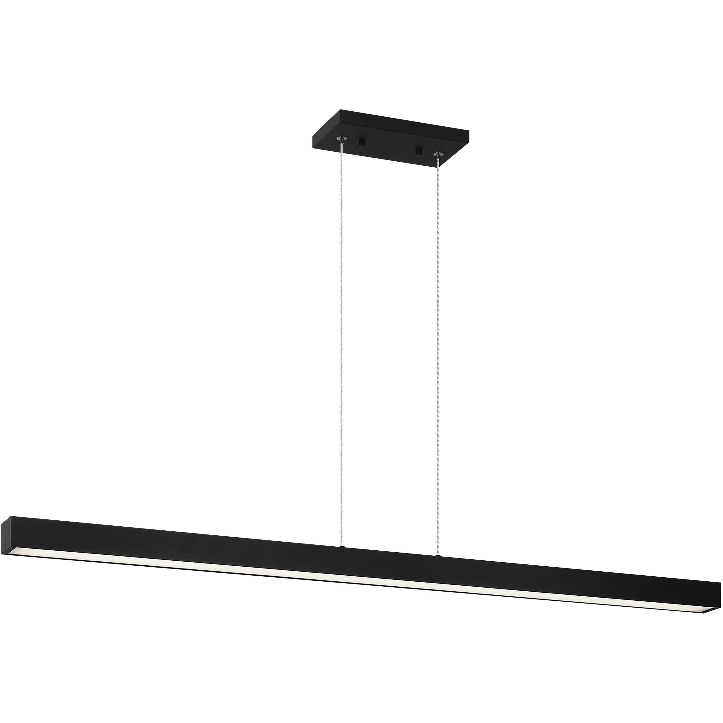 Presley LED 42 inch Matte Black Chandelier Ceiling Light