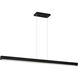 Presley LED 42 inch Matte Black Chandelier Ceiling Light
