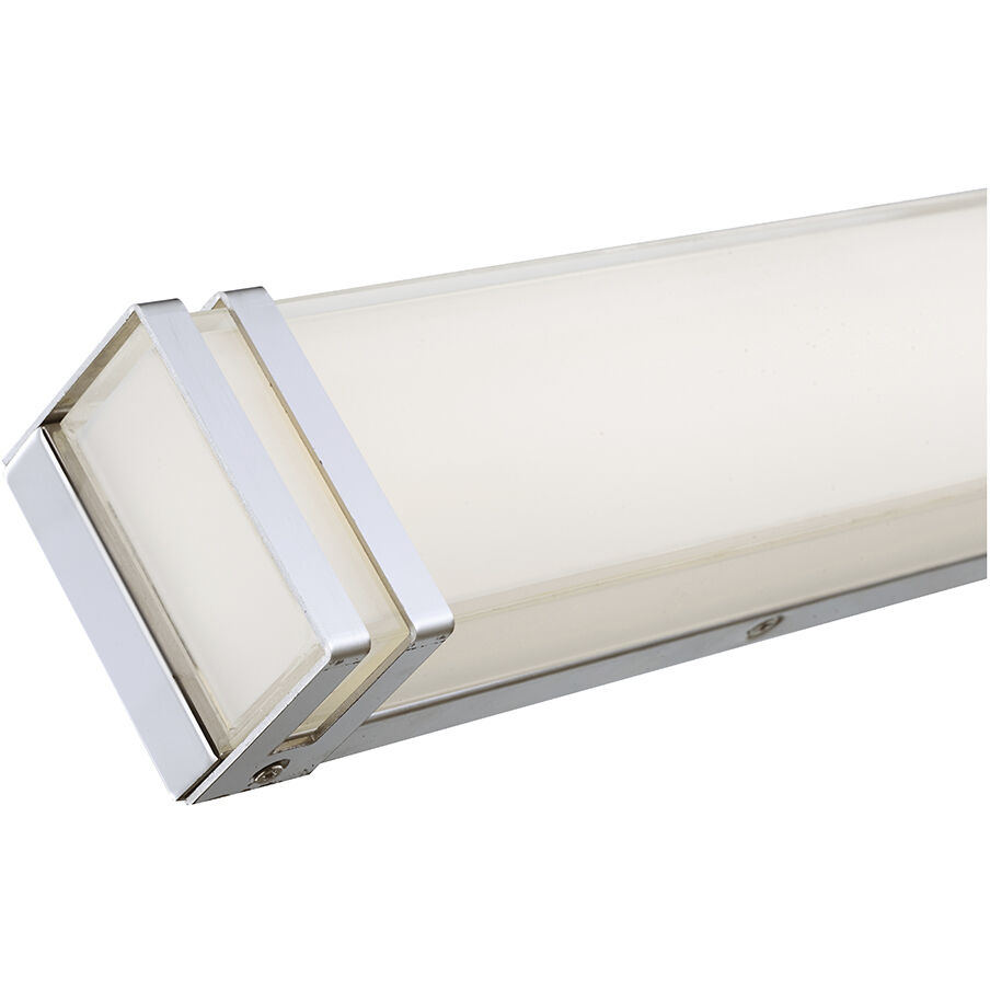 Cosmo LED 36 inch Chrome Bath Vanity Light Wall Light