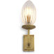 Persephone 1 Light 4.33 inch Antique Brass Wall Lamp Wall Light