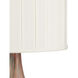 Brielle 30.5 inch 150 watt Pale Pink and Green and Brown and Gold Leaf Table Lamp Portable Light