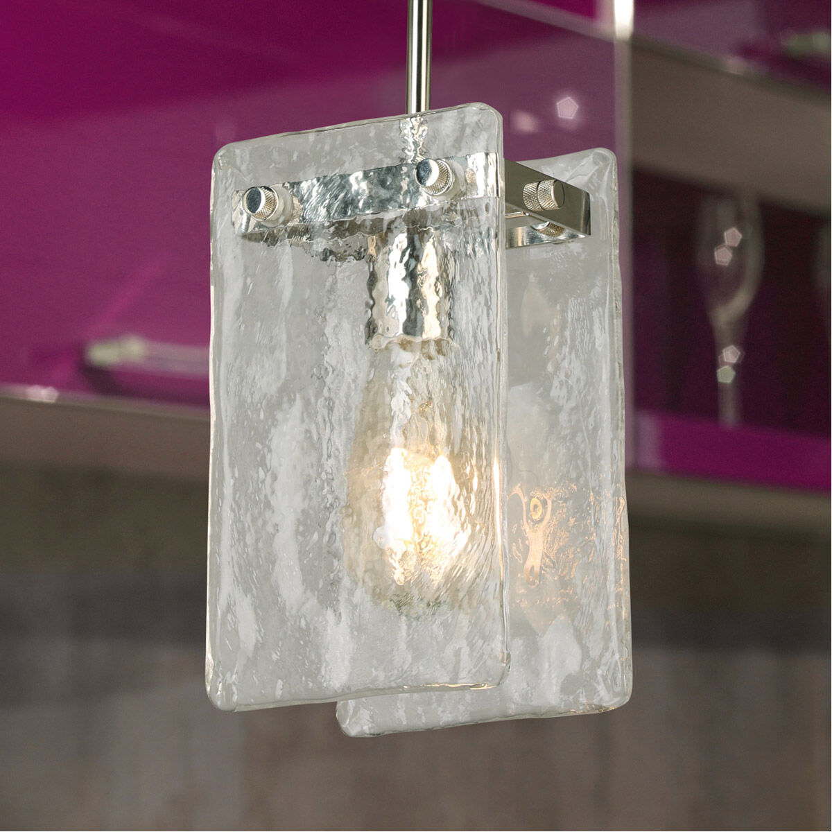 Wolter 1 Light 6 inch Polished Nickel Mini Pendant Ceiling Light