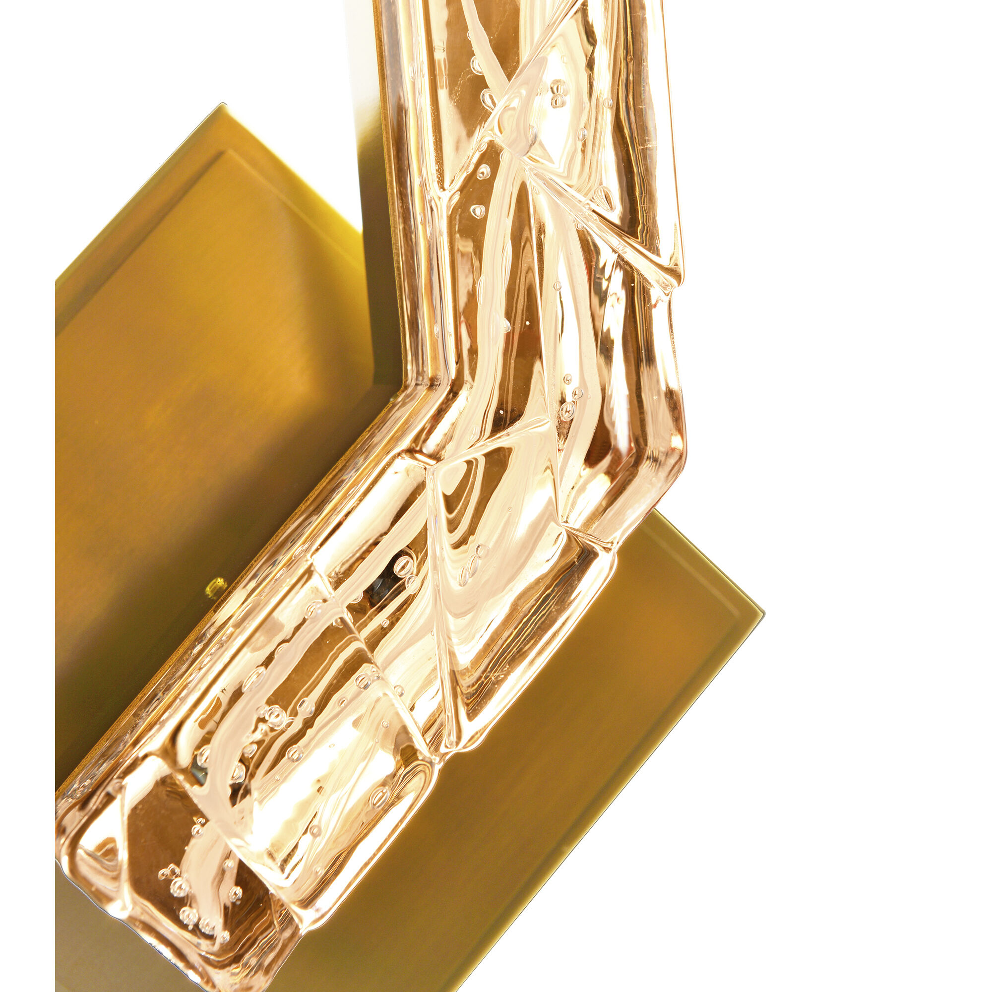 Contour LED 7.2 inch Brass Wall Light