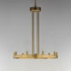 Ovation LED 23.5 inch Gold Single-Tier Chandelier Ceiling Light