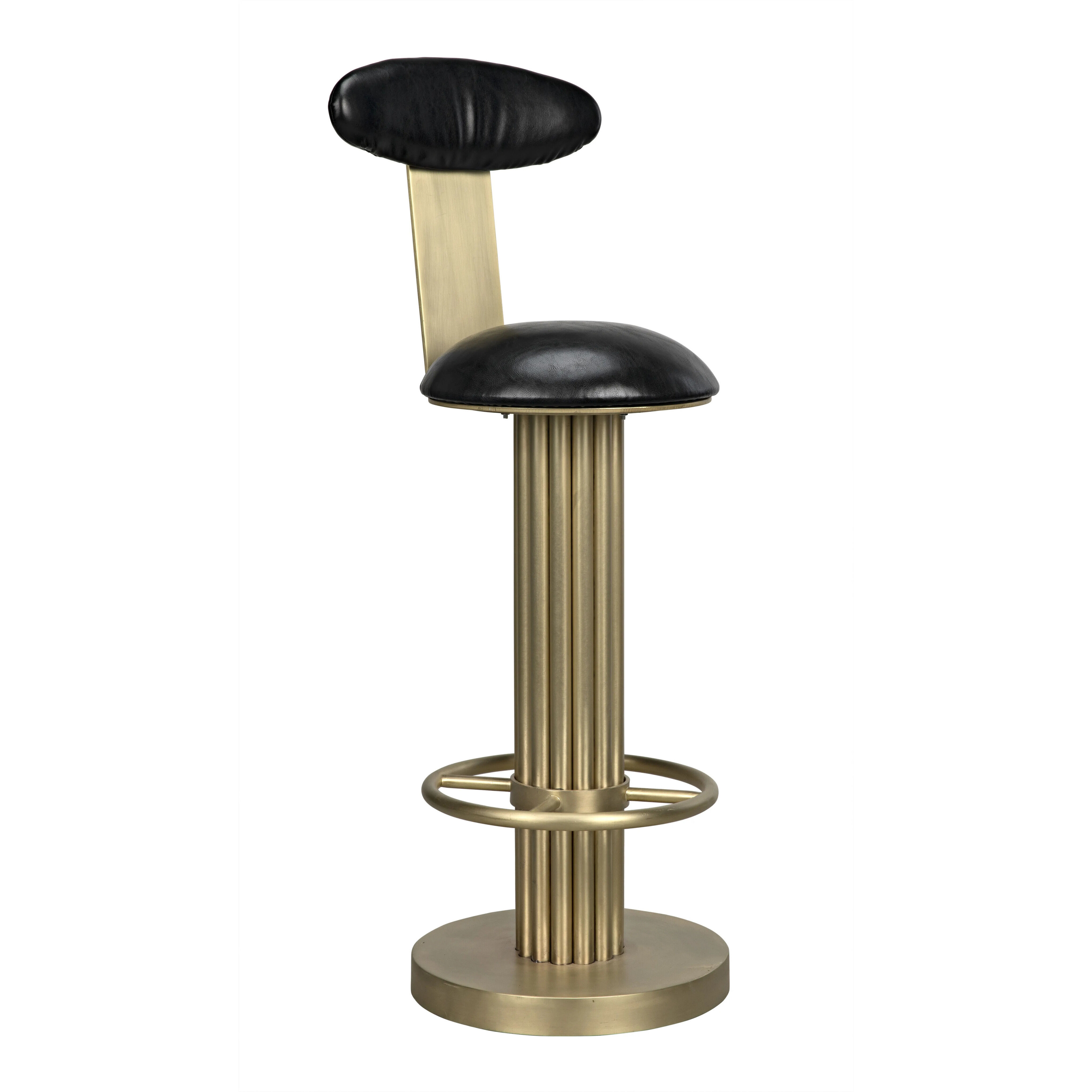 Sedes 43 inch Antique Brass Bar Stool