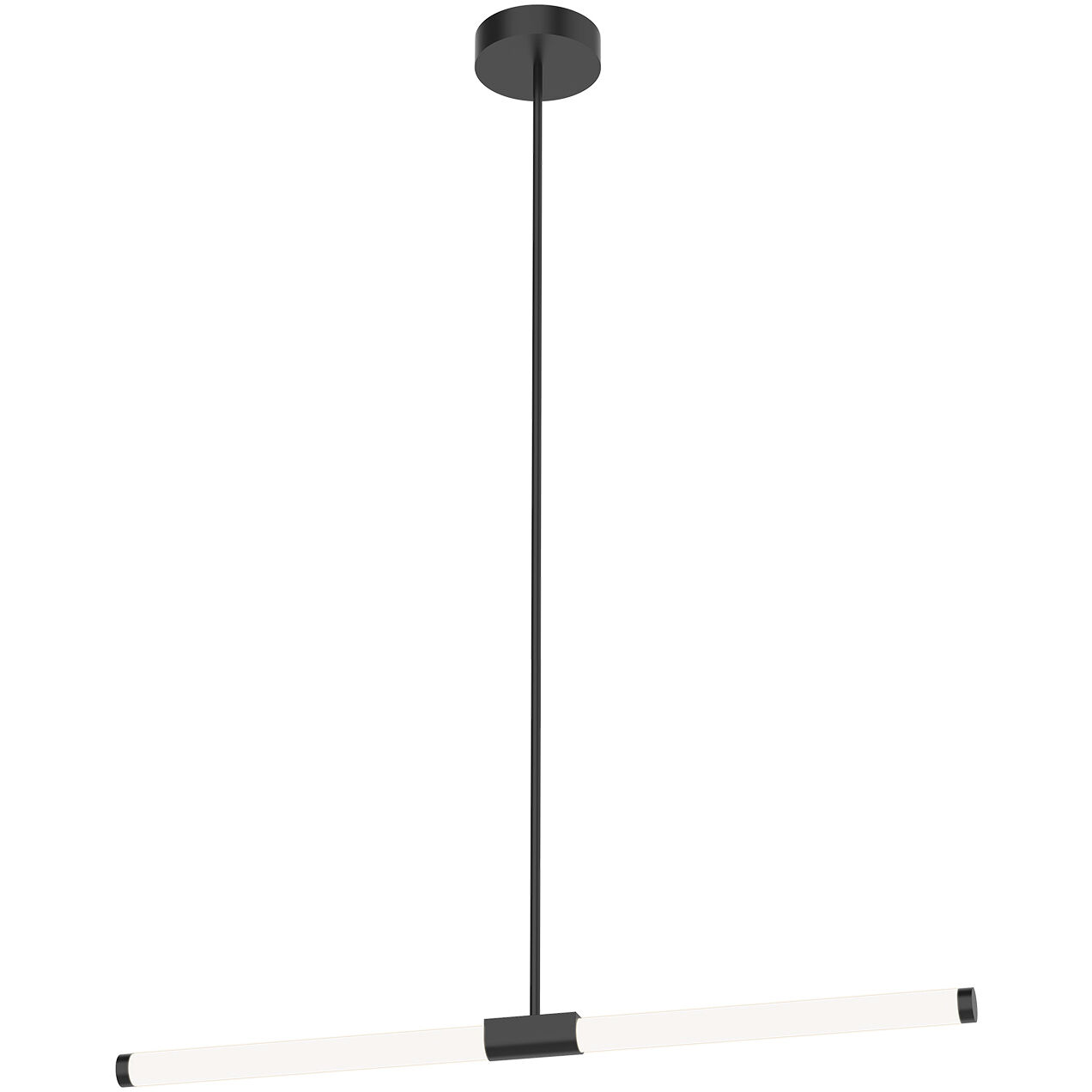 Akari 35.5 inch Black Linear Pendant Ceiling Light