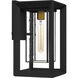 Infinger 1 Light 16 inch Earth Black Outdoor Wall Lantern, Large