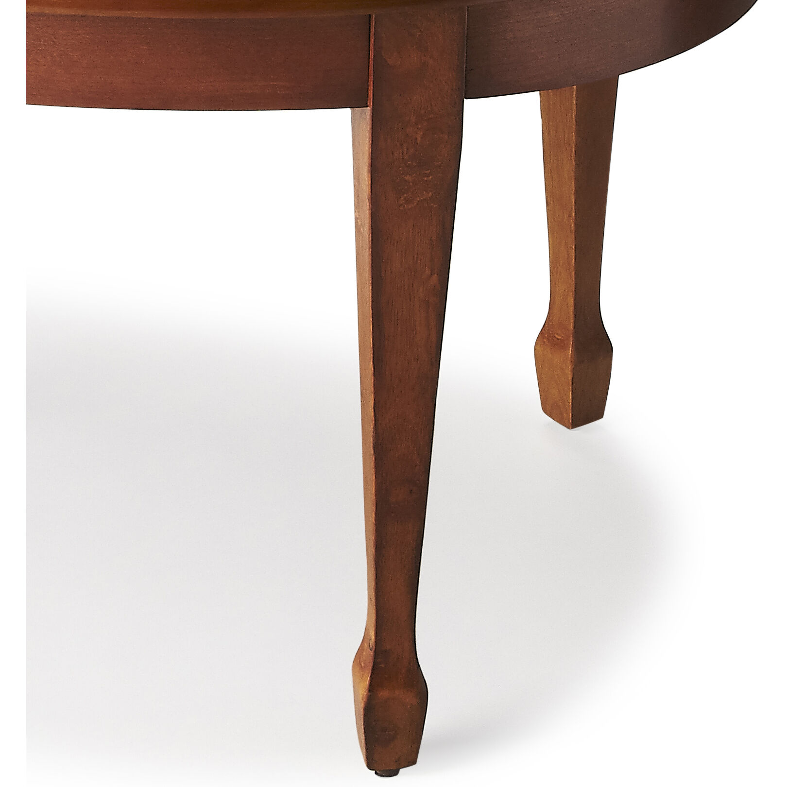 Masterpiece Clayton Olive Ash Burl Oval 38 X 26 inch Olive Ash Burl Cocktail Table