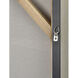 Whiten I White with Gray and Champagne Silver Framed Wall Art