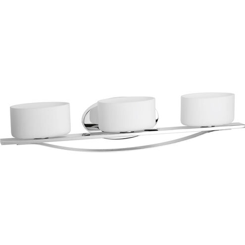 Arise 3 Light 26 inch Polished Chrome Bath Vanity Wall Light