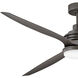 Artiste 72 inch Metallic Matte Bronze with Walnut Blades Fan