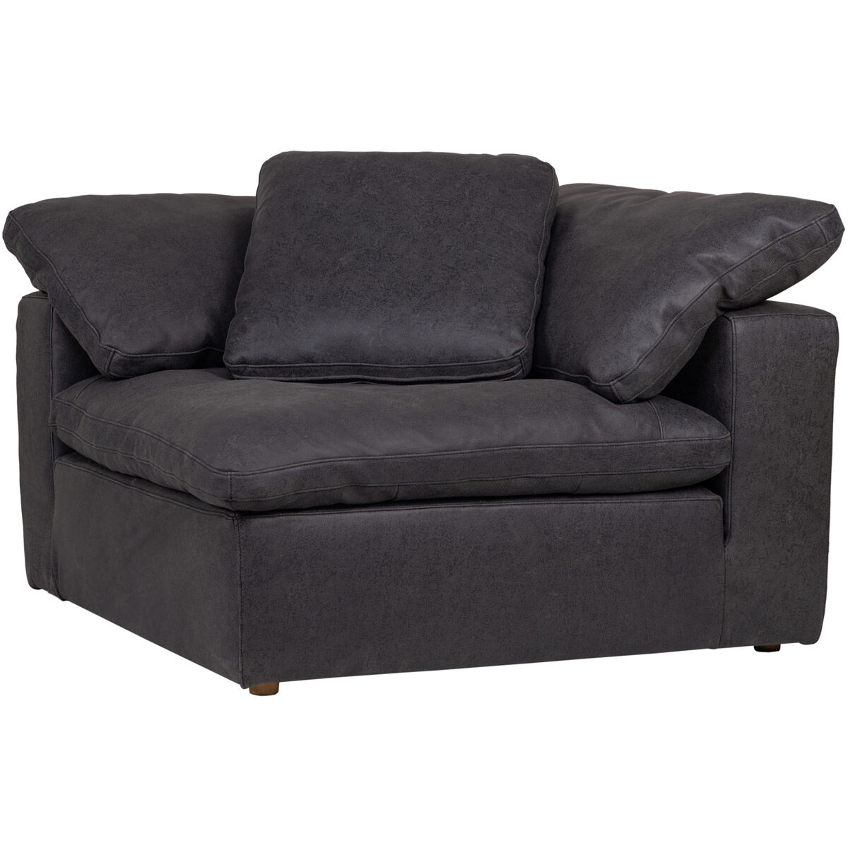 Clay Black Corner Chair