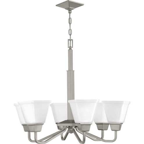 Clifton Heights 6 Light 26 inch Brushed Nickel Chandelier Ceiling Light