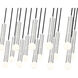 Stari Linear Chandelier Ceiling Light in Brushed Nickel