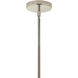 Silvarious 12 Light 26.75 inch Polished Nickel Chandelier/Semi Flush Ceiling Light