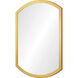 Vanessa 40 X 30 inch Gold and Clear Mirror