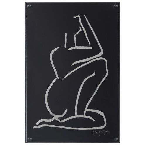 Melissa Abide Griffith's Ebony Contour IV Wall Decor, Figurative