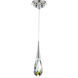 Hibiscus LED 5.9 inch Polished Nickel Mini Pendant Ceiling Light, Beyond