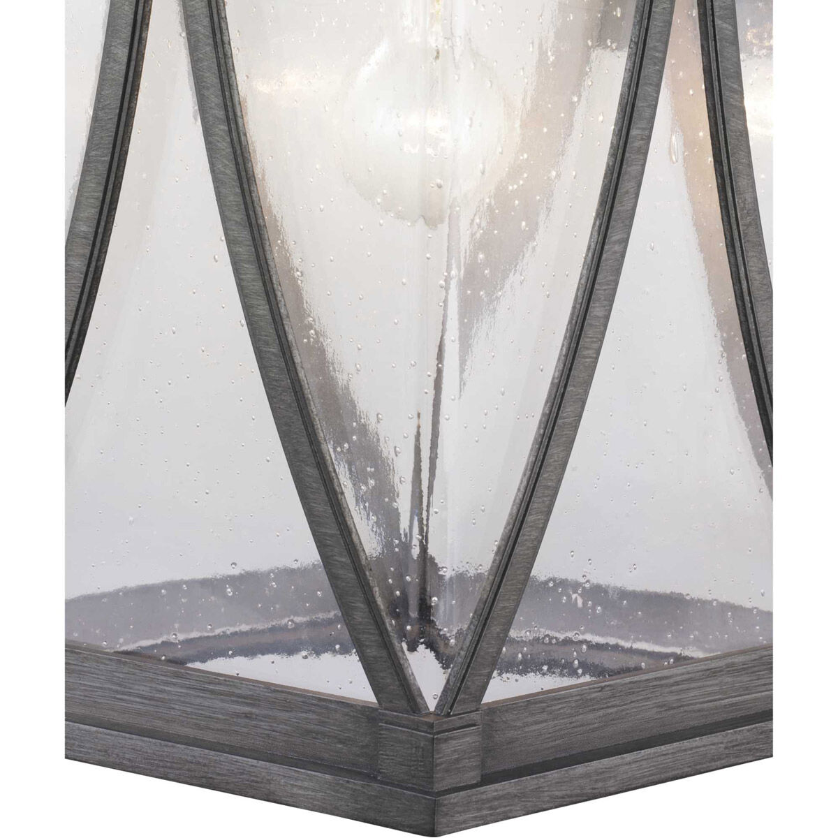 Abbott 1 Light 20 inch Antique Pewter Outdoor Wall Lantern, Large