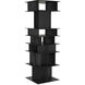 Pisa 77 X 25 X 25 inch Matte Black Shelf