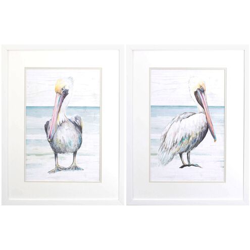 Waterside Collection Gray Framed Art