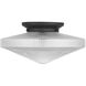 Norwich 1 Light 18 inch Matte Black Covertible SemiFlush Ceiling Light