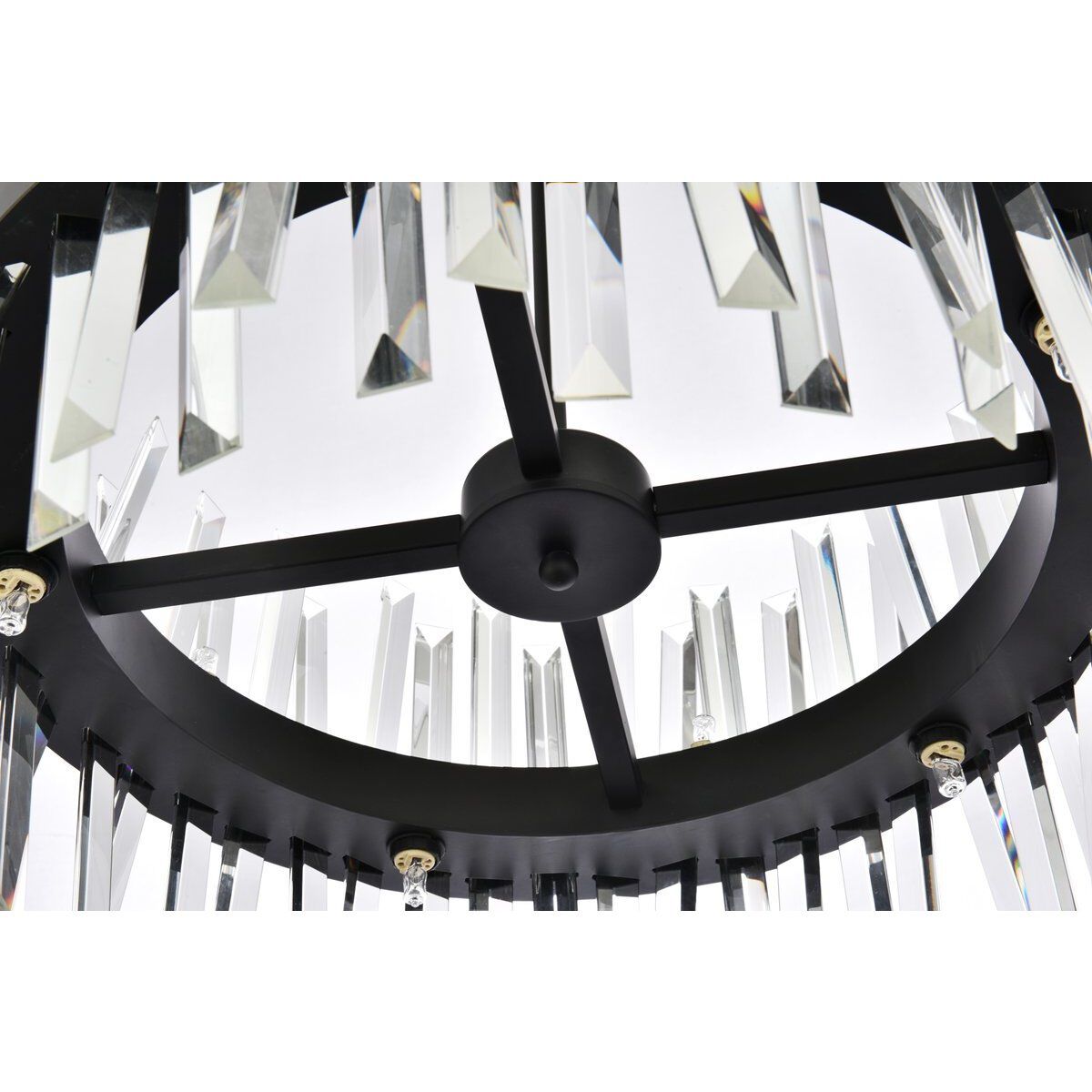 Serephina 10 Light 20 inch Black Pendant Ceiling Light