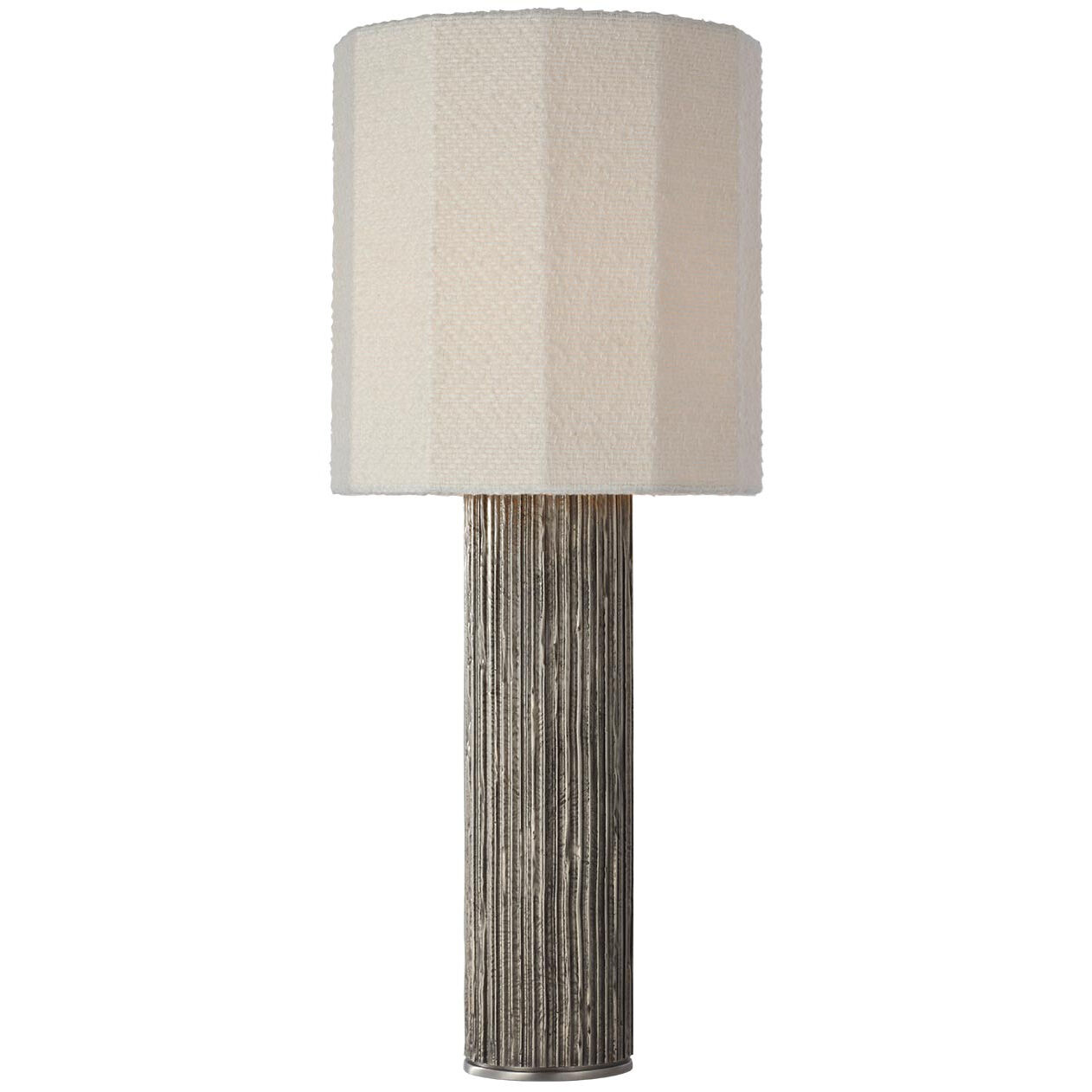 Anne-Marie Barton Fumar 29 inch 15.00 watt Ridged Graphite Table Lamp Portable Light