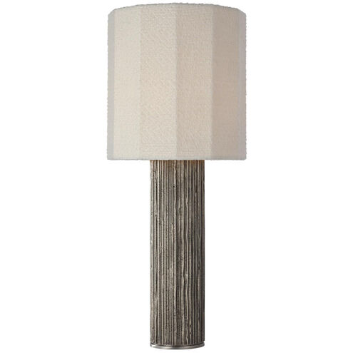 Anne-Marie Barton Fumar 29 inch 15.00 watt Ridged Graphite Table Lamp Portable Light