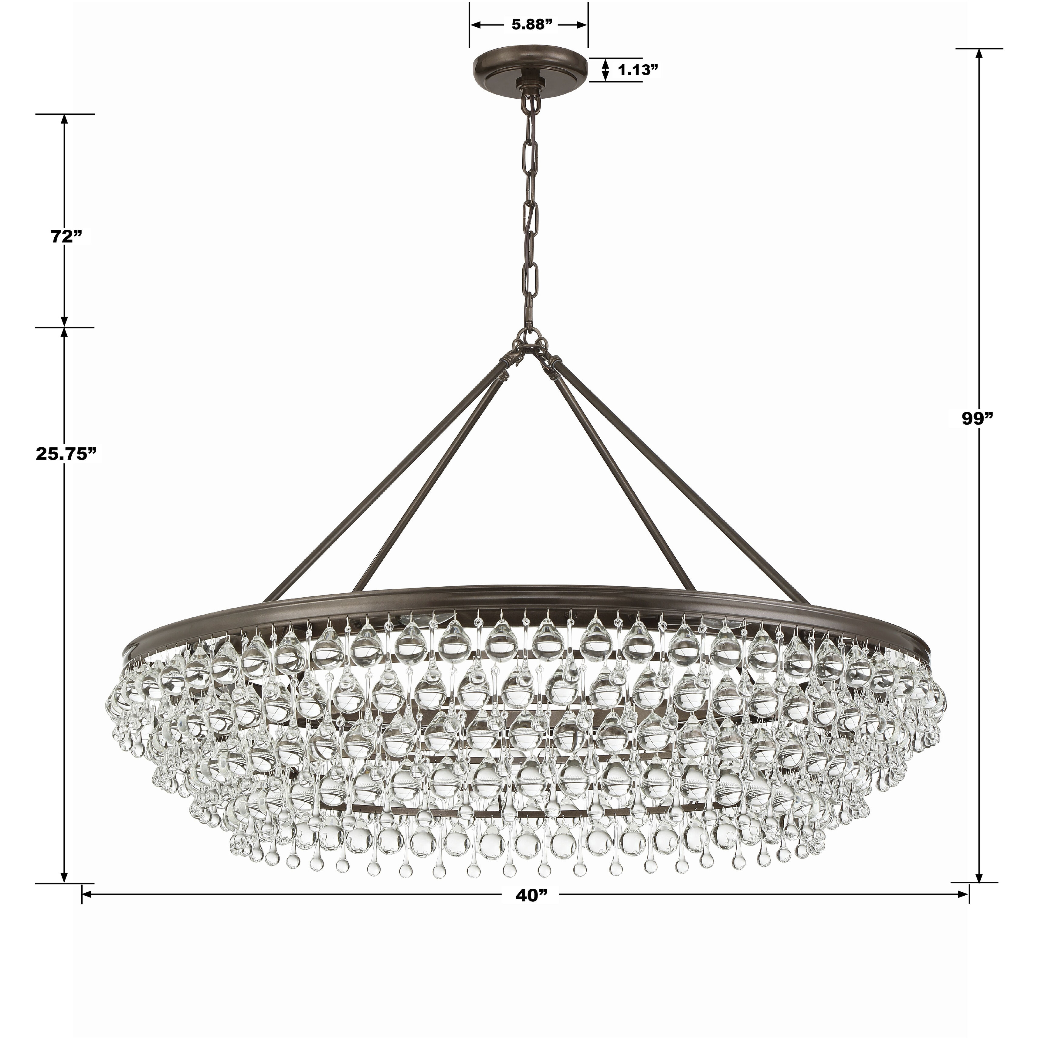 Crystorama outlet crystal chandelier