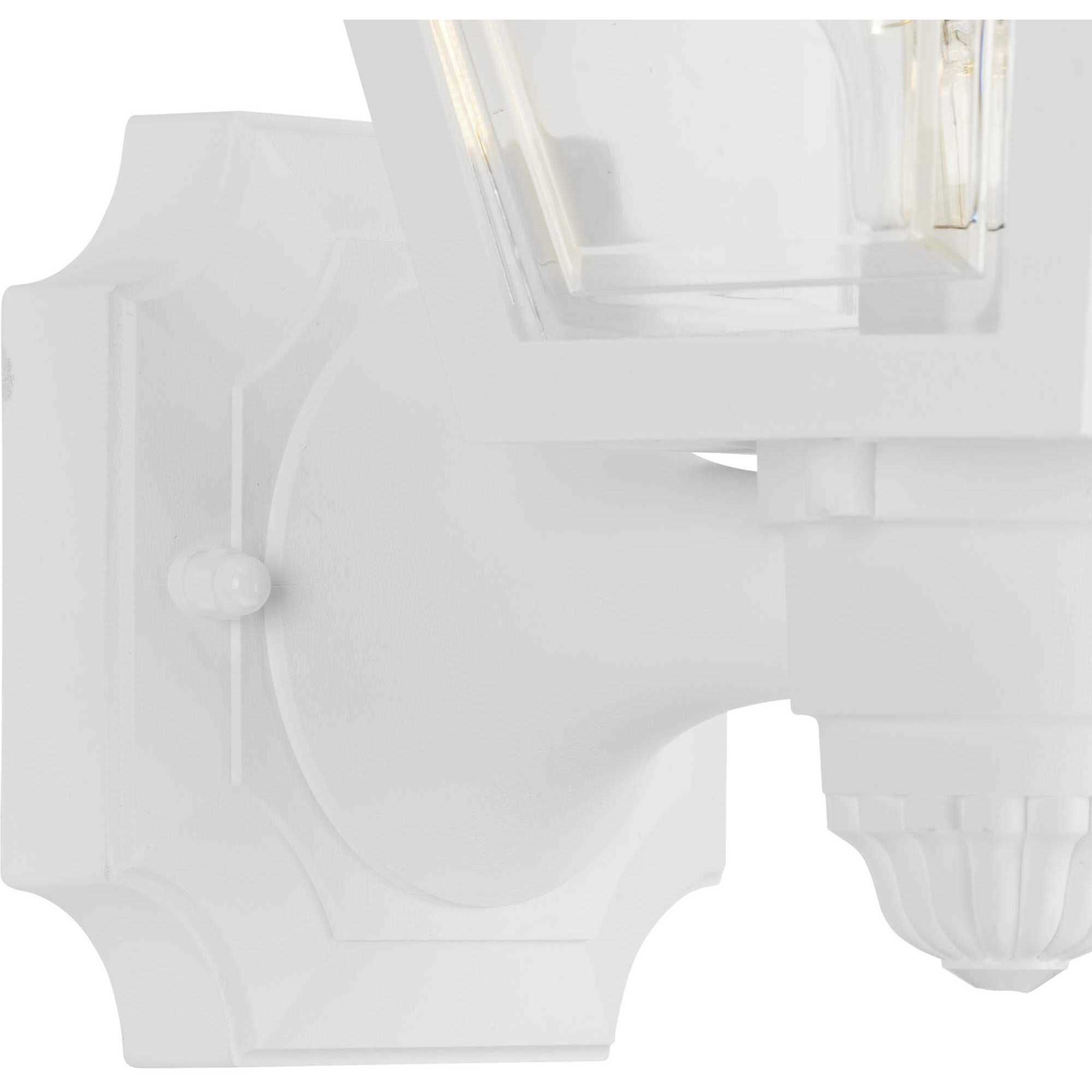 Mansard 1 Light 13 inch White Outdoor Wall Lantern