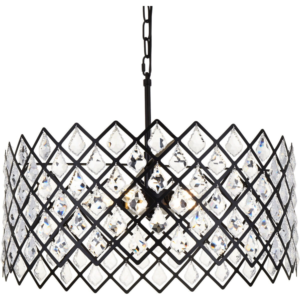 Lyla 5 Light 21 inch Black Pendant Ceiling Light
